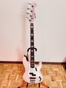 Gitara basowa Harley Benton MV-4PJ Shell Pink