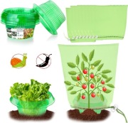 Doniczki ochronne przed ślimakami 12szt doniczek + 12szt siatki