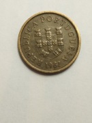 Sprzedam monetę Portugalia 1 escudo 1981r. stan bardzo dobry