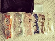 okulary do czytania powiększenie 1.0 zestaw 6 szt mix kolorów