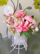 Flower box bukiet kompozycja prezent urodziny róże I Komunia słodki