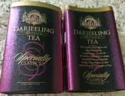Basilur Darjeeling Tea puszka PO herbacie pojemnik na żywność