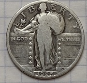 0862 USA 25 centów QUARTER 1925 srebro  