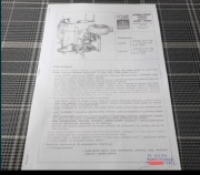 Gaźnik Weber 34 Dchd 34Dchd 1 Instrukcja Obsługi Polonez Fiat 125p