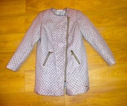 Kurtka płaszczyk VERSEY WOMAN dłuższa lekko ocieplana z zamkami XL 42