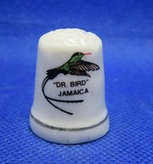 Naparstek Kolekcjonerski Porcelanowy  - Dr.Bird Jamaica 