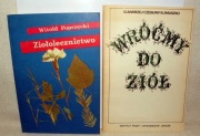 Zestaw książek Ziołolecznictwo Poprzęcki Wróćmy do ziół Klimuszko + gratis 