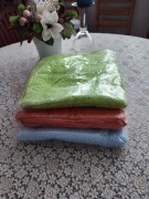 Ręcznik frote pomarańcz błękit 