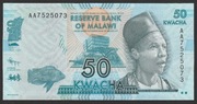 Malawi 50 kwacha 2012 - AA - Gomani - stan bankowy UNC