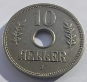 NIEMIECKA AFRYKA WSCHODNIA 10 Heller 1909J