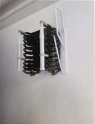 Schody Strychowe Czarne z Białymi Poręczami