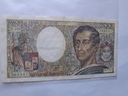 Banknot francuski z 1992roku