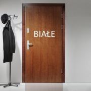 Drzwi białe POL-SKONE Cerber Plus 90L 