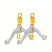 Akcesoria wędkarskie. Klipsy antyplątające  do żyłki. 20 szt. komplet.