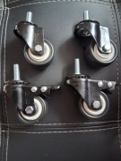 H&S kółka obrotowe 50mm z hamulcem 4 szt – PU 200kg