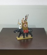 Kartagina słoń bojowy z wieżą 1:72 pomalowane figurki