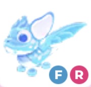 Arctic Dusk Dragon FR - Adopt Me Roblox
