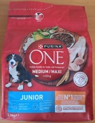 Purina One Junior Medium/Maxi 2,5kg Sucha Karma Dla Szczeniąt Kurczak Ryż
