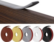 Taśma obrzeże listwa samoprzylepna U 5m x 16mm szara