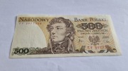 500 zł banknot PRL Polska 1982r. seria FF