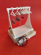 Organizer wieszak szkatułka na biżuterię biały biała na prezent walentynki