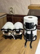 Stojak na papier toaletowy Owca oraz książka zabawny uchwyt wolnostojący