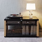 Szafka audio komoda hifi na gramofon płyty winylowe FOS