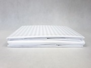 Pościel hotelowa 160x200 + 2 poszwy 70x80 pasek  