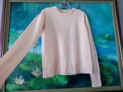 włoski merino wełniany lekki puszysty ciepły sweterek sweter 