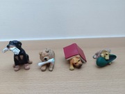 Puppy in my pocket figurki psa 4 x figurka pies MEG 1994 rok