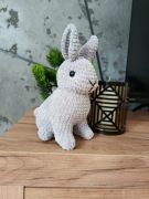 Ręcznie robiony zajączek wielkanocny, ozdoba na Wielkanoc Handmade