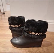 Botki  na koturnie DKNY r.8