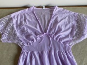 Koszula Nocna Vintage z lat 70 DDR NRD Poliamid 