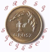 Przecena 50% MILENIJNY 1 grosz NA SZCZĘŚCIE z 2000 r w holderze + Gratis !