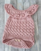 Romper niemowlęcy handmade 0-3 miesięcy, sesja zdjęciowa