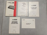 Oryginalne, angielskie i polskie instrukcje do komputera ATARI 65XE
