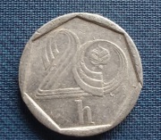 Moneta CZESKA REPUBLIKA 20 Halerzy 1994