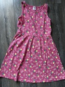 Sukienka letnią flamingi ananasy arbuzy 146/152