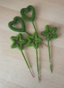 Serce ja piku Gwiazdka na piku mech do stroików przydasie półprodukty 