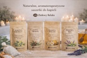 Prezent na dzień Kobiet sole i zioła do kąpieli – zestaw 4 razy  60 g |
