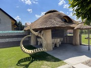 Altana ogrodowa altany domek trzcina ogrodzenia