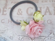 Kwiatowa opaska dla małej dziewczynki*Sesja zdjęciowa*Okazja specjalna