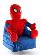Fotelik pluszowy leżanka Spiderman krzesełko materac prezent święta