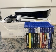 Playstation 5 , kompletny zestaw plus gry od pierwszego właściciela 