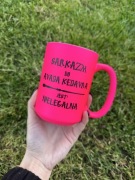 Kubek różowy 450 ml sarkazm bo avada kedavra jest nielegalna