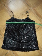 [unikat]TOP cekinowy,błyszczący GEORGE.HIT!Kobieta.Moda.Paryż.Dama