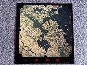 Wielkopolska 1997 - Niniew - stare zdjęcie lotnicze papier KODAK - vintage