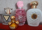 Różne flakony po perfumach 