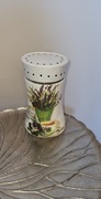 Zdobiony słoik, decoupage 