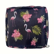 Kosmetyczka wodoodporna poręczna z kieszonką na suwak.